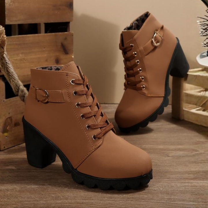 Aitana - Botas Chunky de Tobillo Elegantes