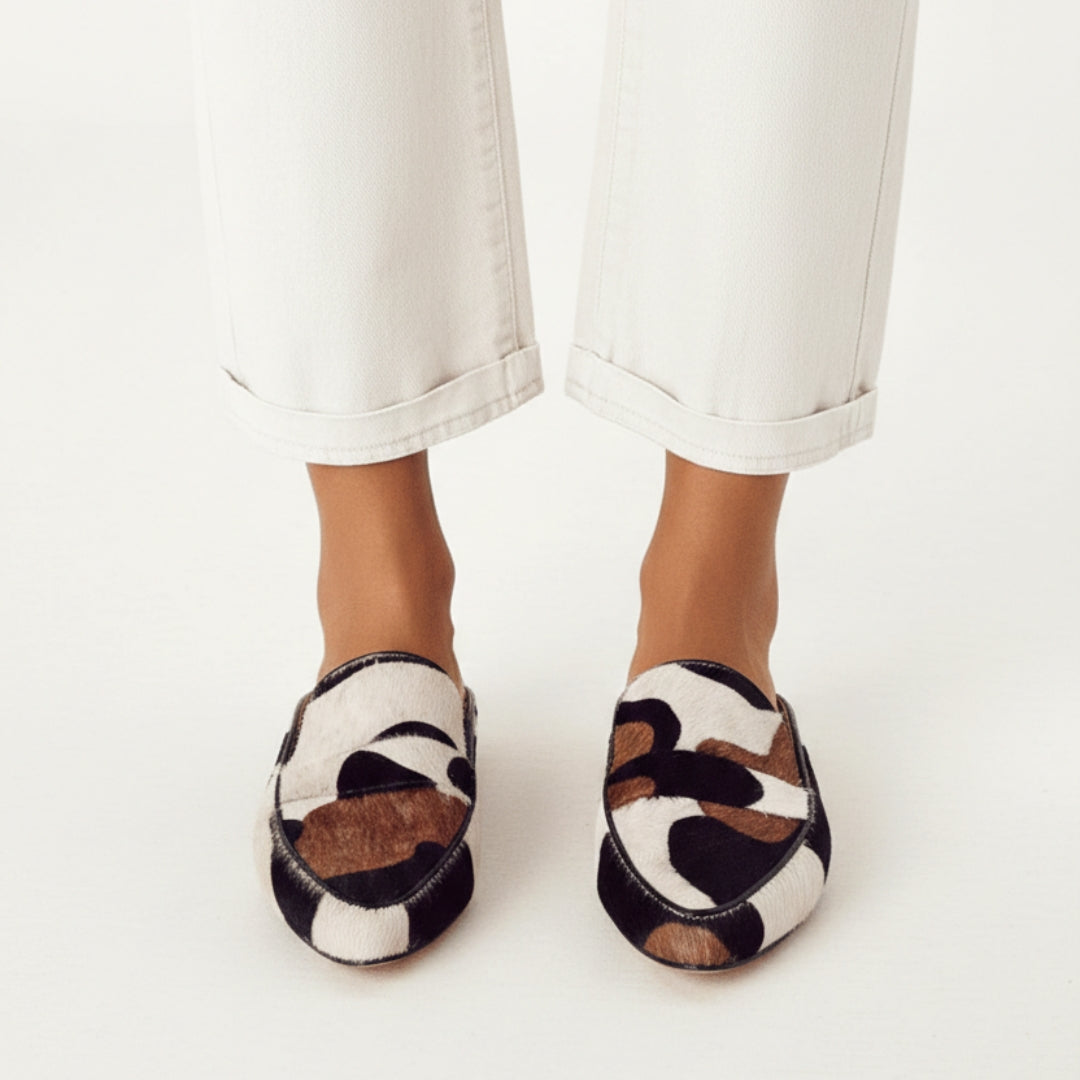 Edith | Mocasín con Patrón Abstracto