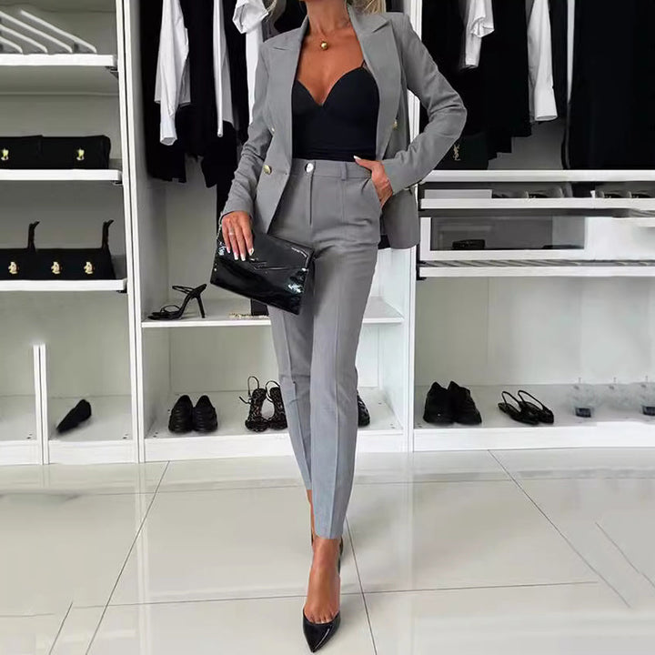 Gabriela™ | Conjunto elegante de blazer y pantalón